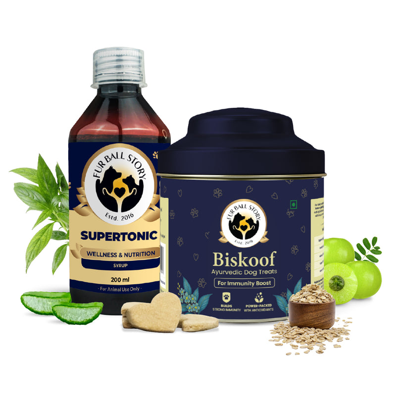 Dog Immunity Kit - Biskoof Immunity Boost & Supertonic Syrup