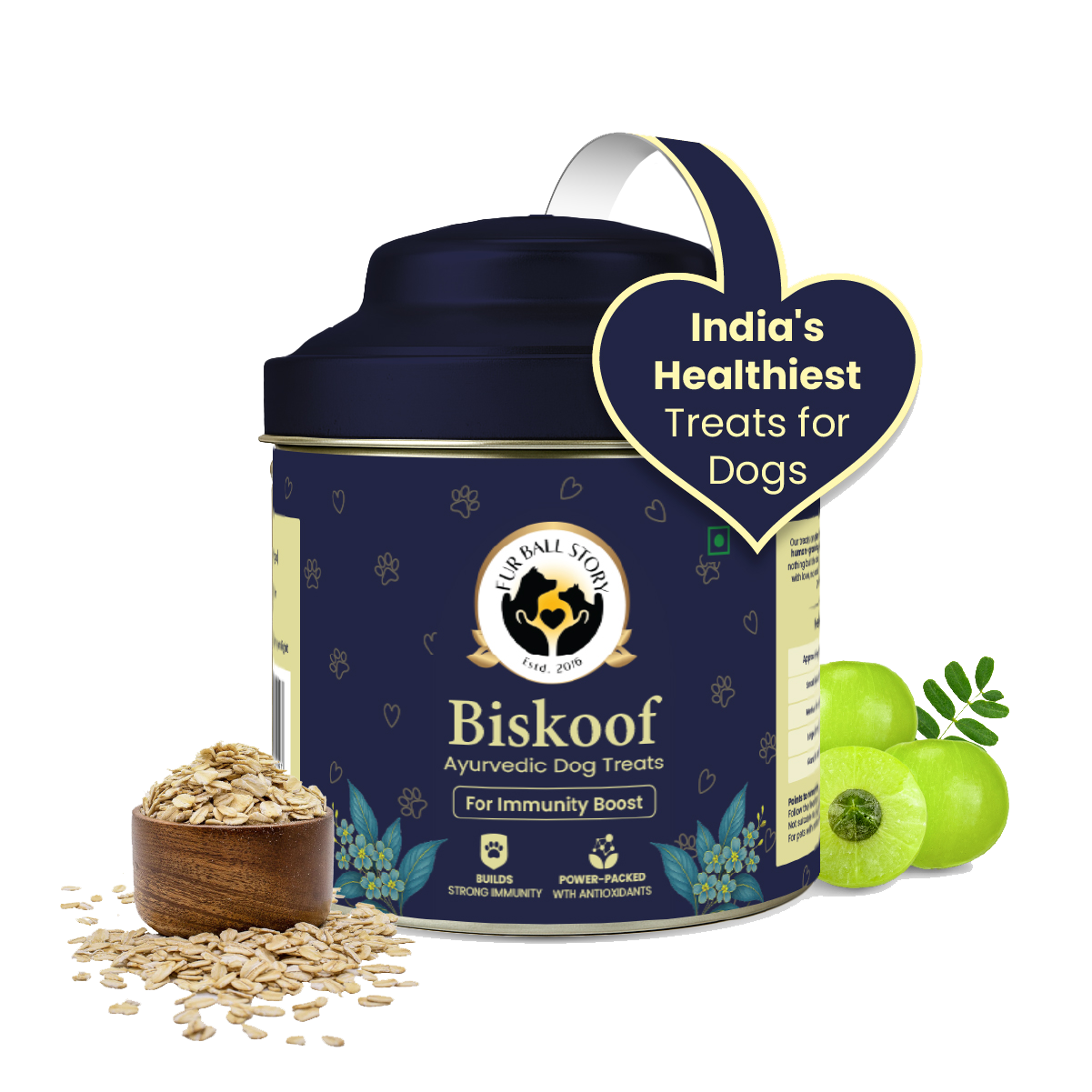 Biskoof - Immunity Boost | India's Healthiest Treats for Dogs - 150 Gm