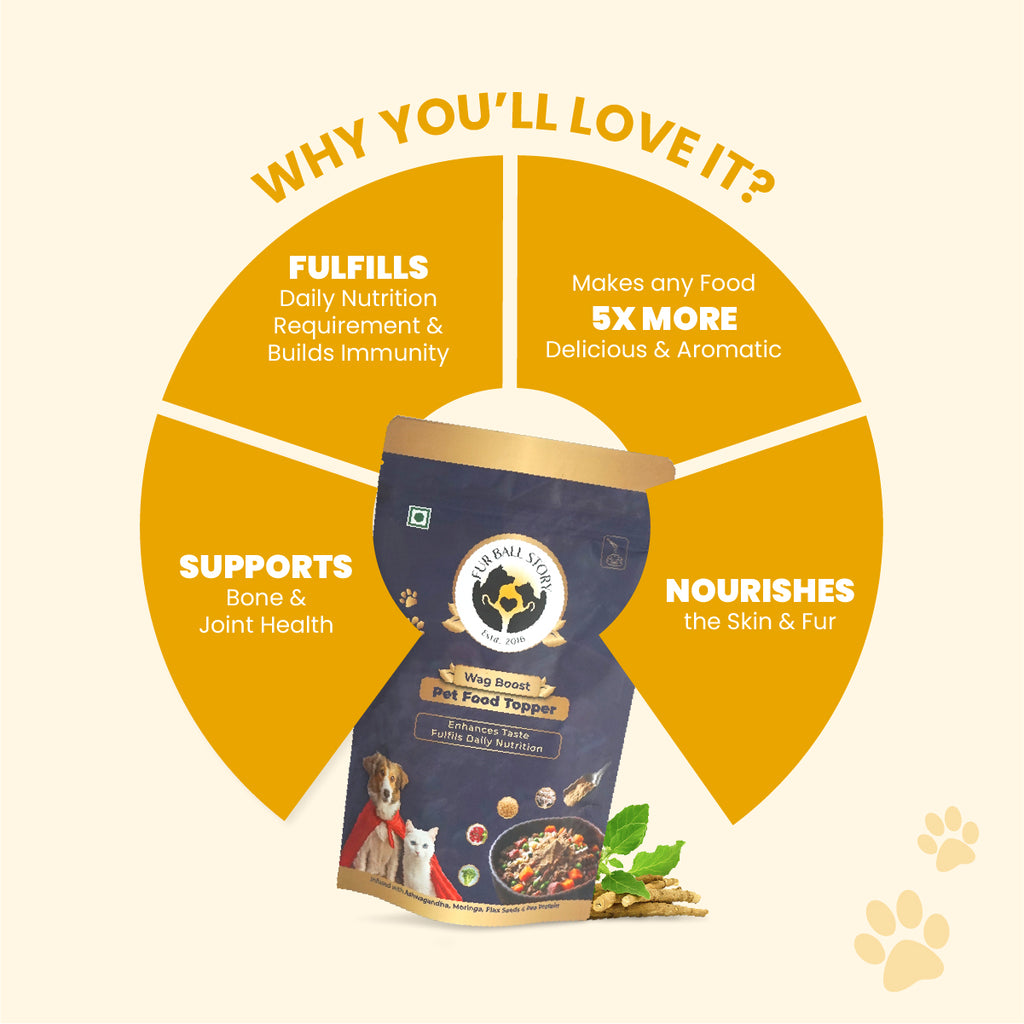 Wag Boost - Pet Food Topper for Healthy Bones, Skin & Immunity