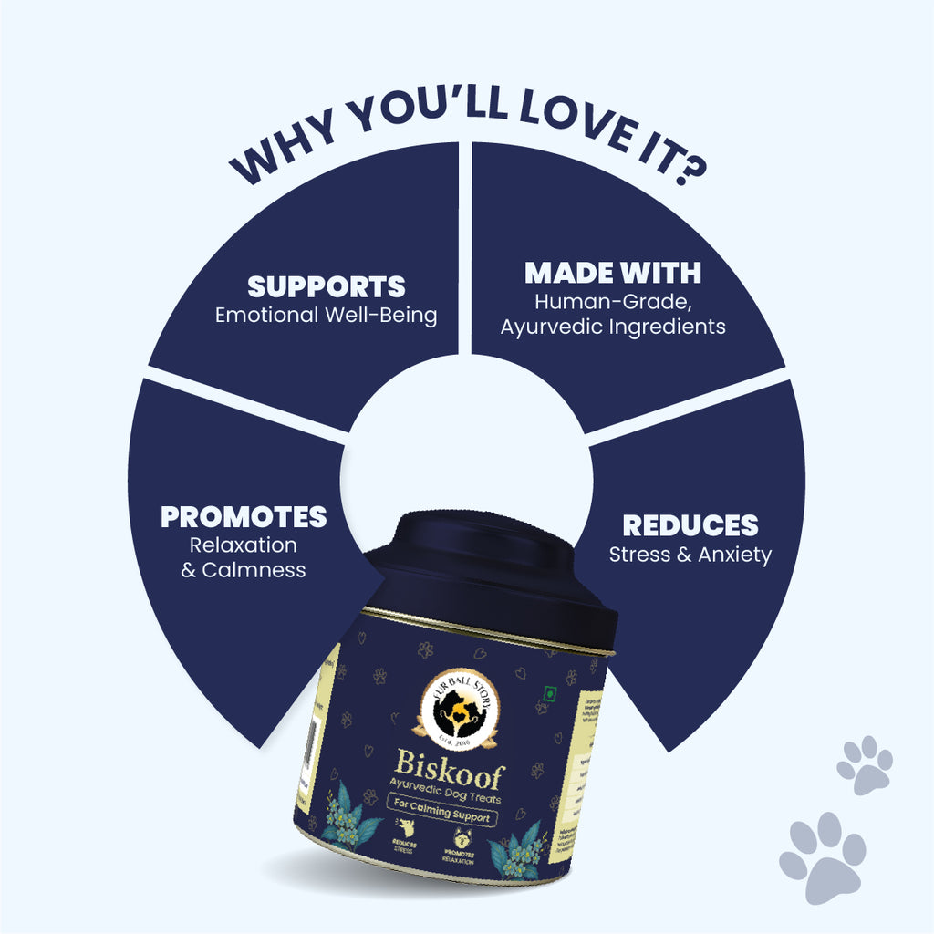 Biskoof – Calming Support | India’s Healthiest Treats for Dogs - 150 Gm