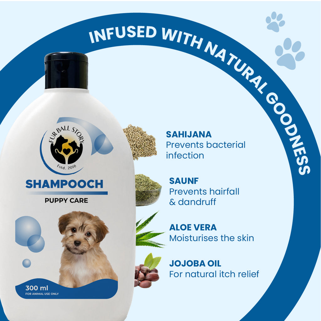 Shampooch Puppy Care: Puppy Shampoo For Gentle Cleansing - 300ml