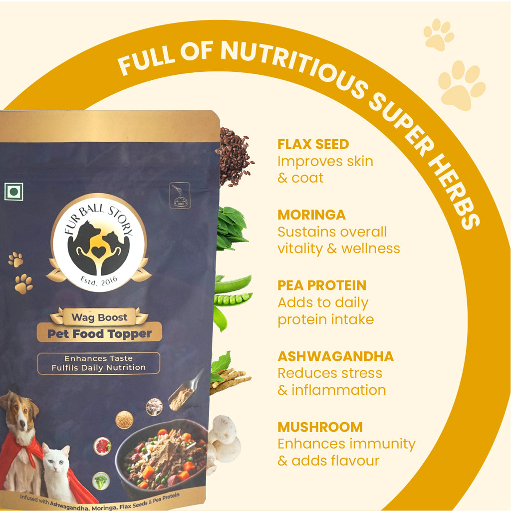 Wag Boost - Pet Food Topper for Healthy Bones, Skin & Immunity
