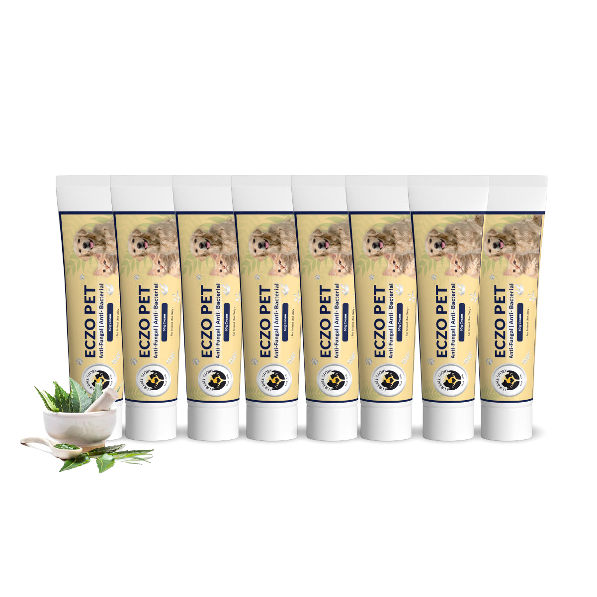 Eczo Pet Cream: Treats Skin Infections In Dogs & Cats - 60gm