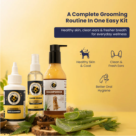 Complete Dog Hygiene Kit, Dog Grooming Essentials, Dog Hygiene Products, Dog Bath and Grooming Kit,
