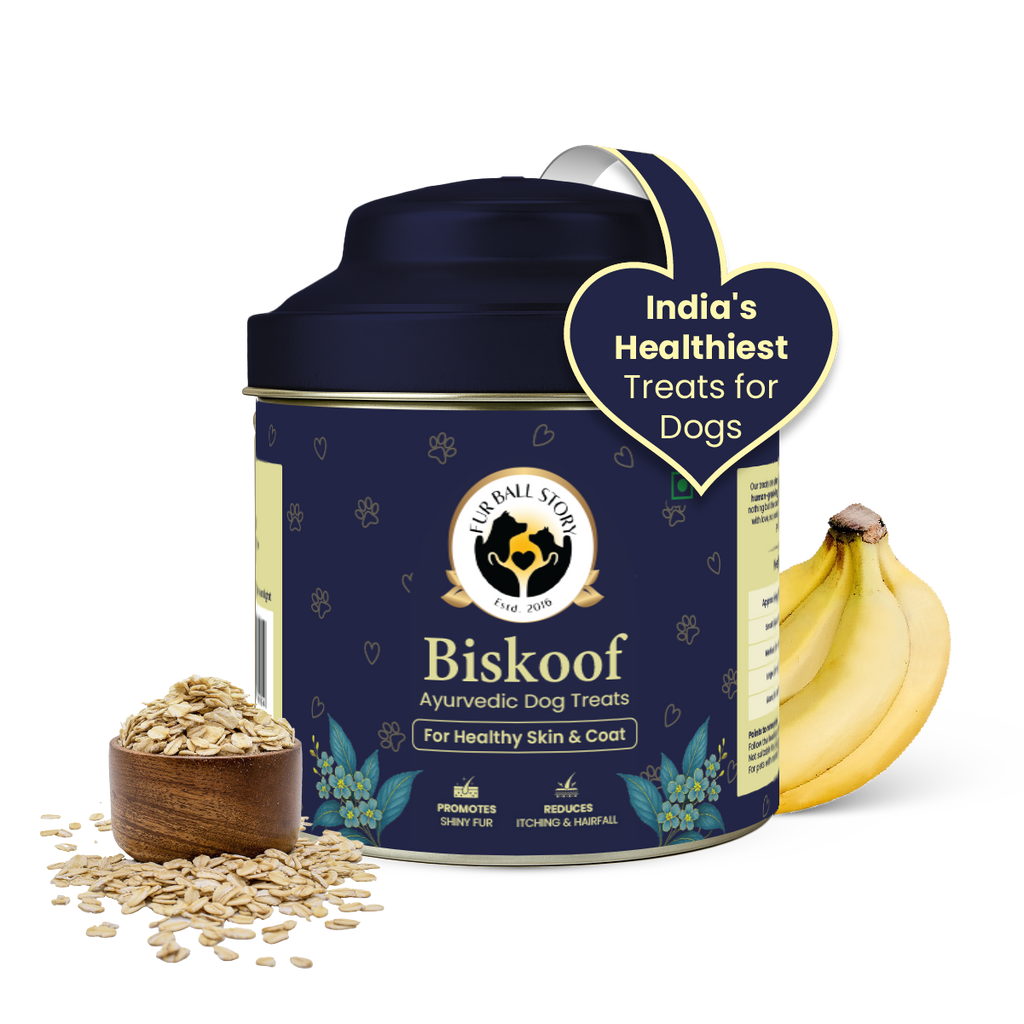 Biskoof - Healthy Skin & Shiny Coat | India's Healthiest Treats for Dogs - 150 Gm