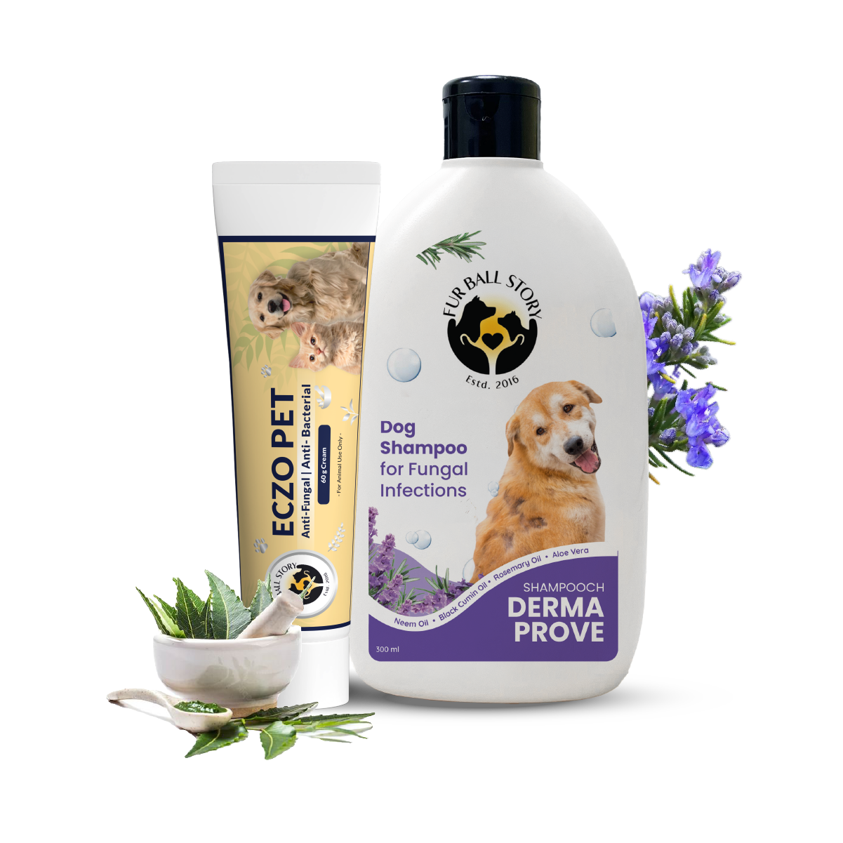 Dermaprove Shampooch: Antifungal Dog Shampoo - 300ml.
