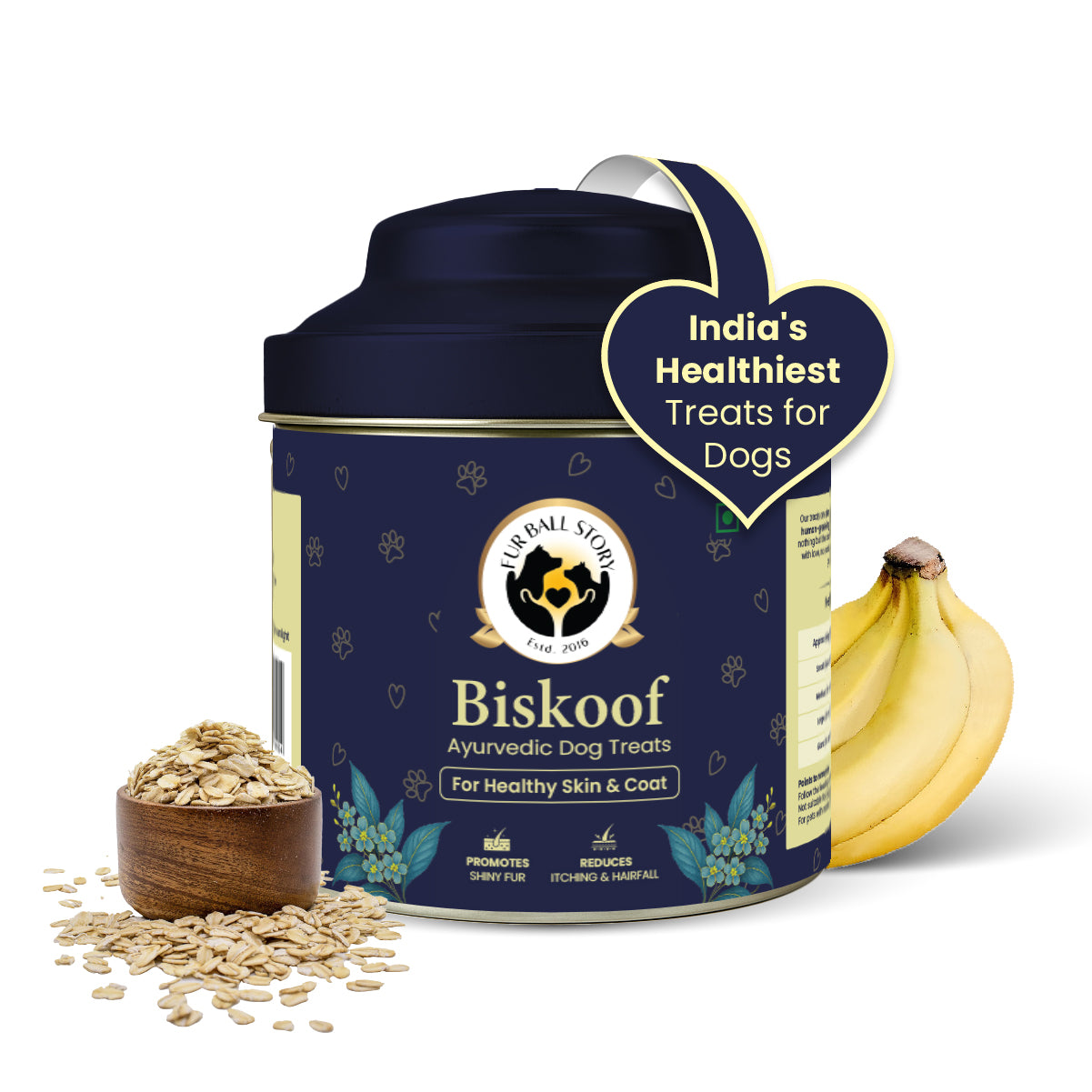 Biskoof - Healthy Skin & Shiny Coat | India's Healthiest Treats for Dogs