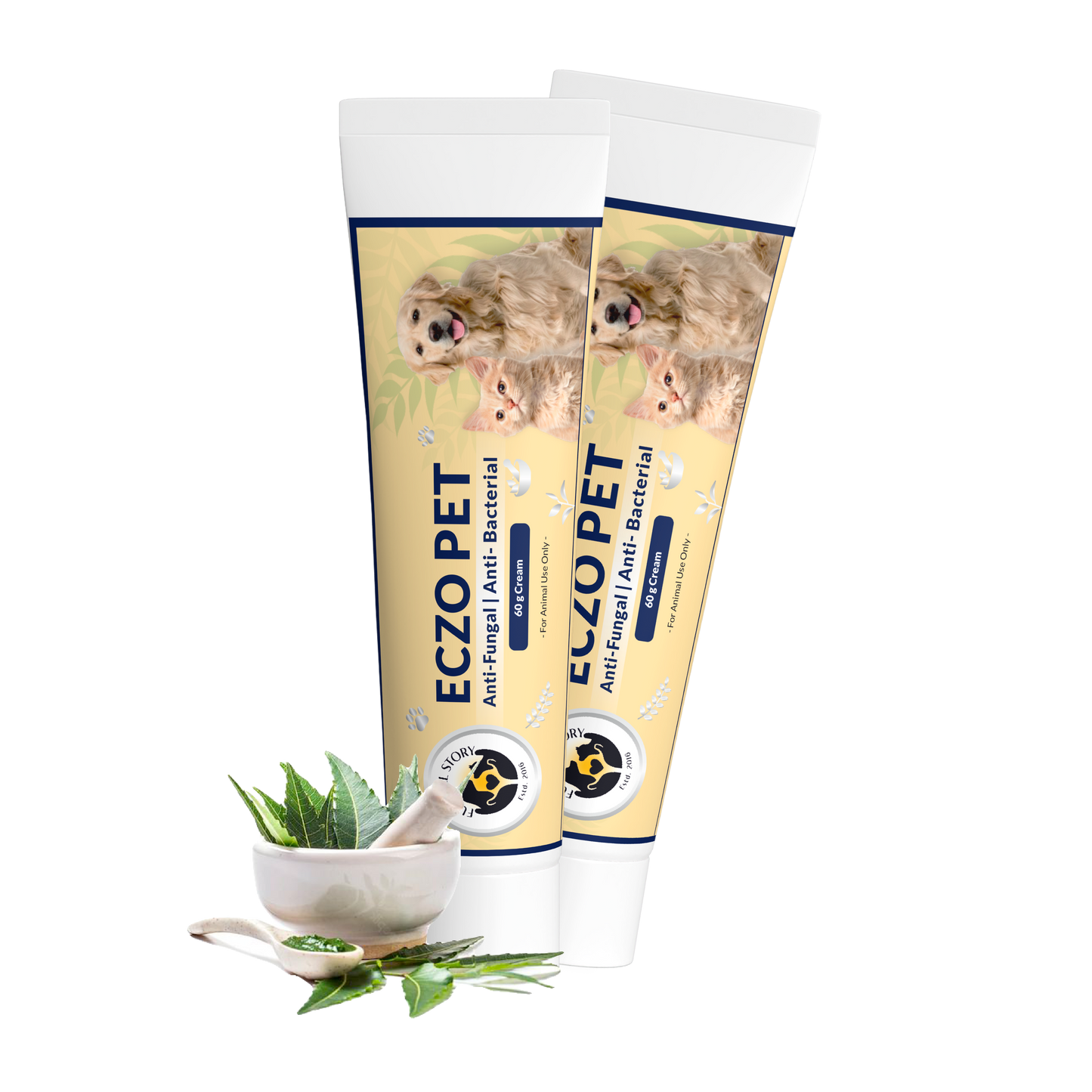 Eczo Pet Cream: Treats Skin Infections In Dogs & Cats - 60gm