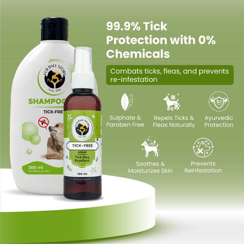 Tick Free Kit - Tick Free Spray & Shampooch Tick Free