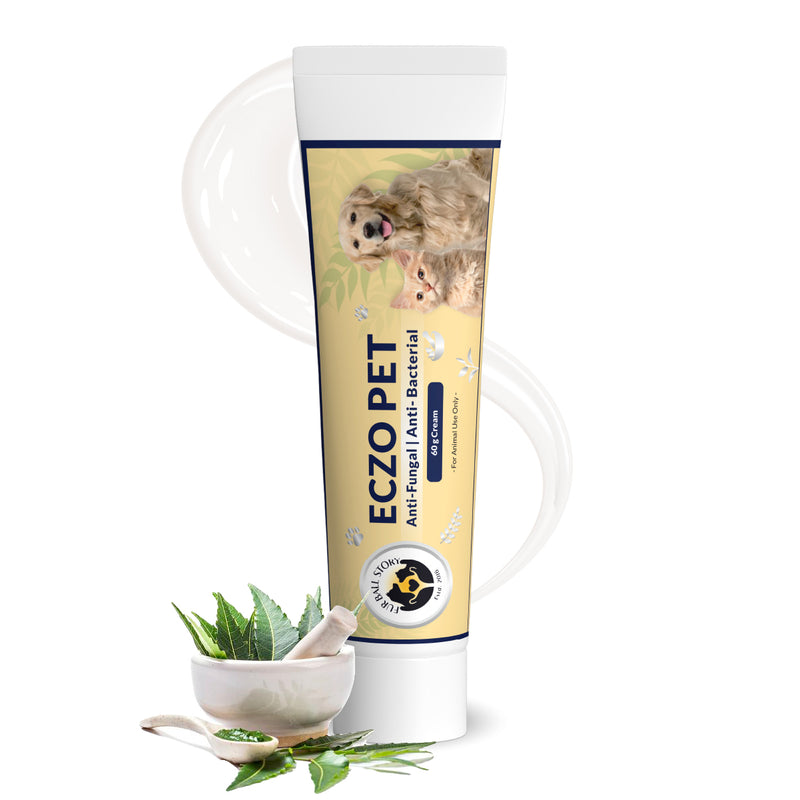 Eczo Pet Cream: Treats Skin Infections In Dogs & Cats - 60gm