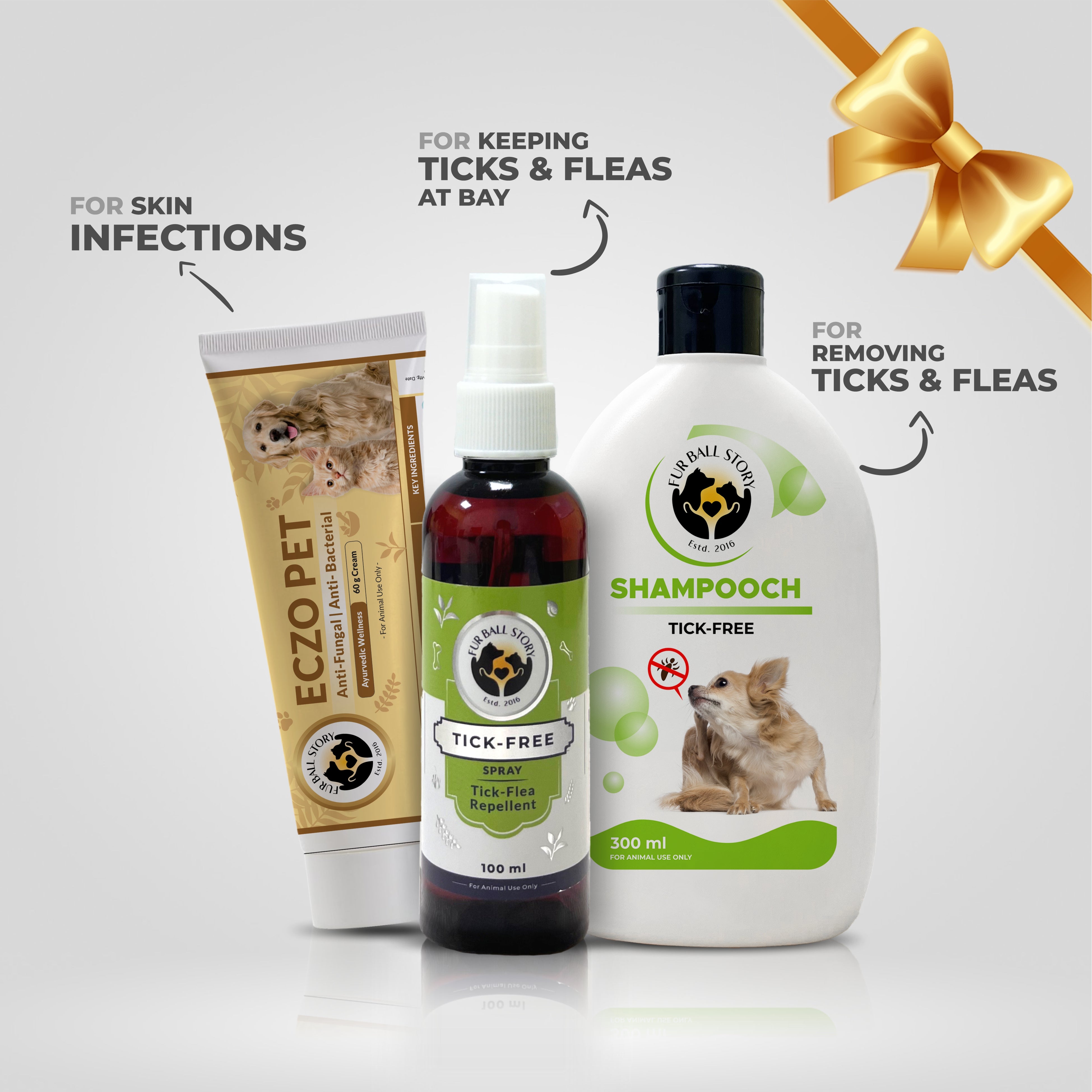 dog skin infection medicine, Tick shampoo & tick spray for dogs & cats
