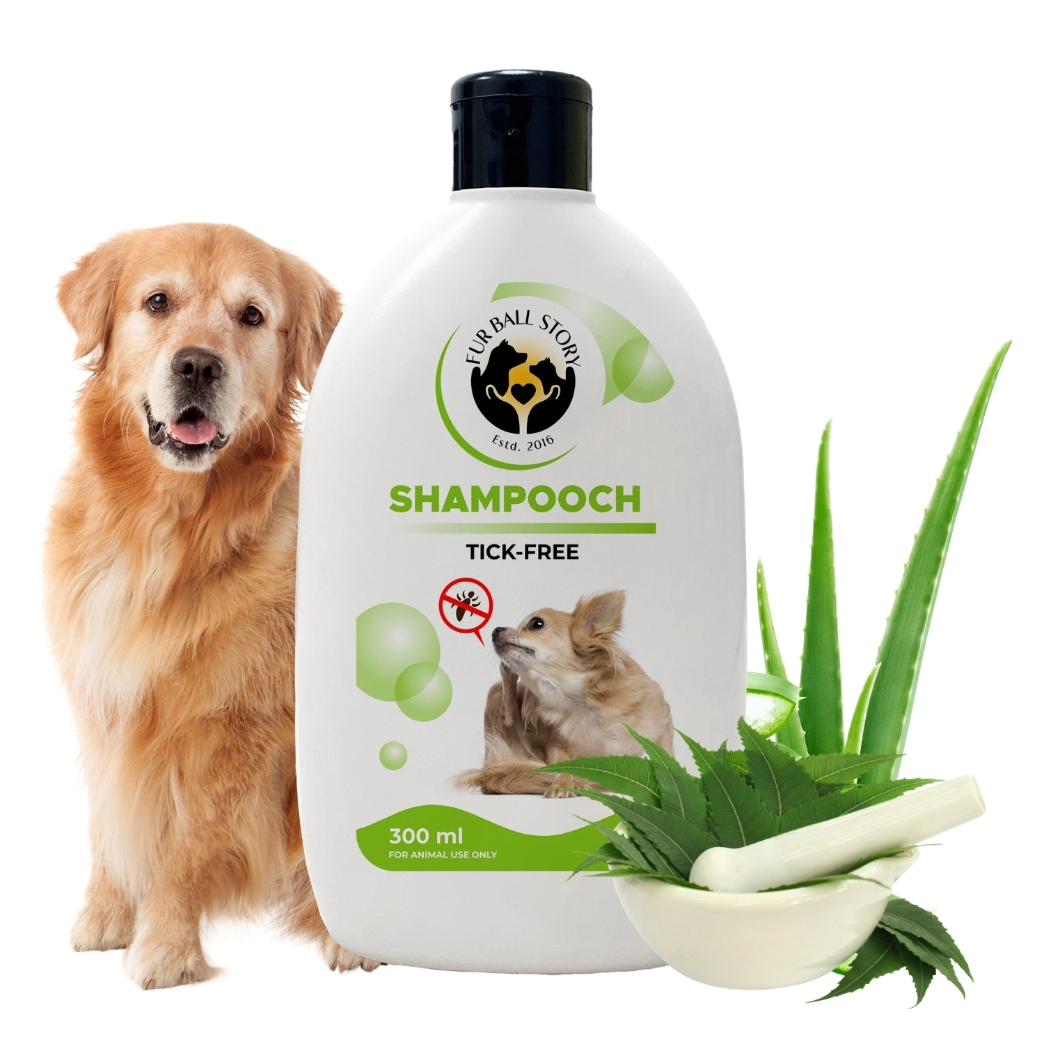 Shampooch Tick-Free Dog Shampoo - Effective Tick and Flea Protection