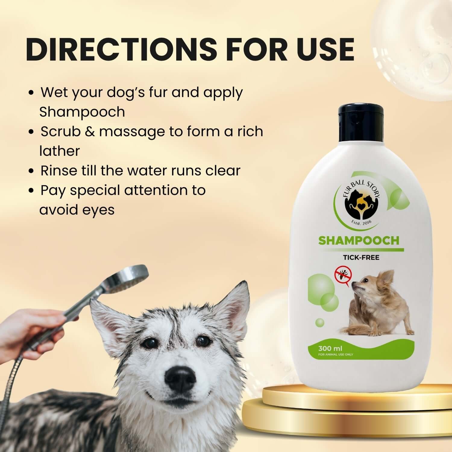 Shampooch Tick-Free Dog Shampoo - Effective Tick and Flea Protection