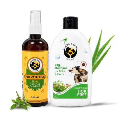Buy Tick Free Shampoo & Get Prevent Tick Spray Free (Worth ₹ 599)