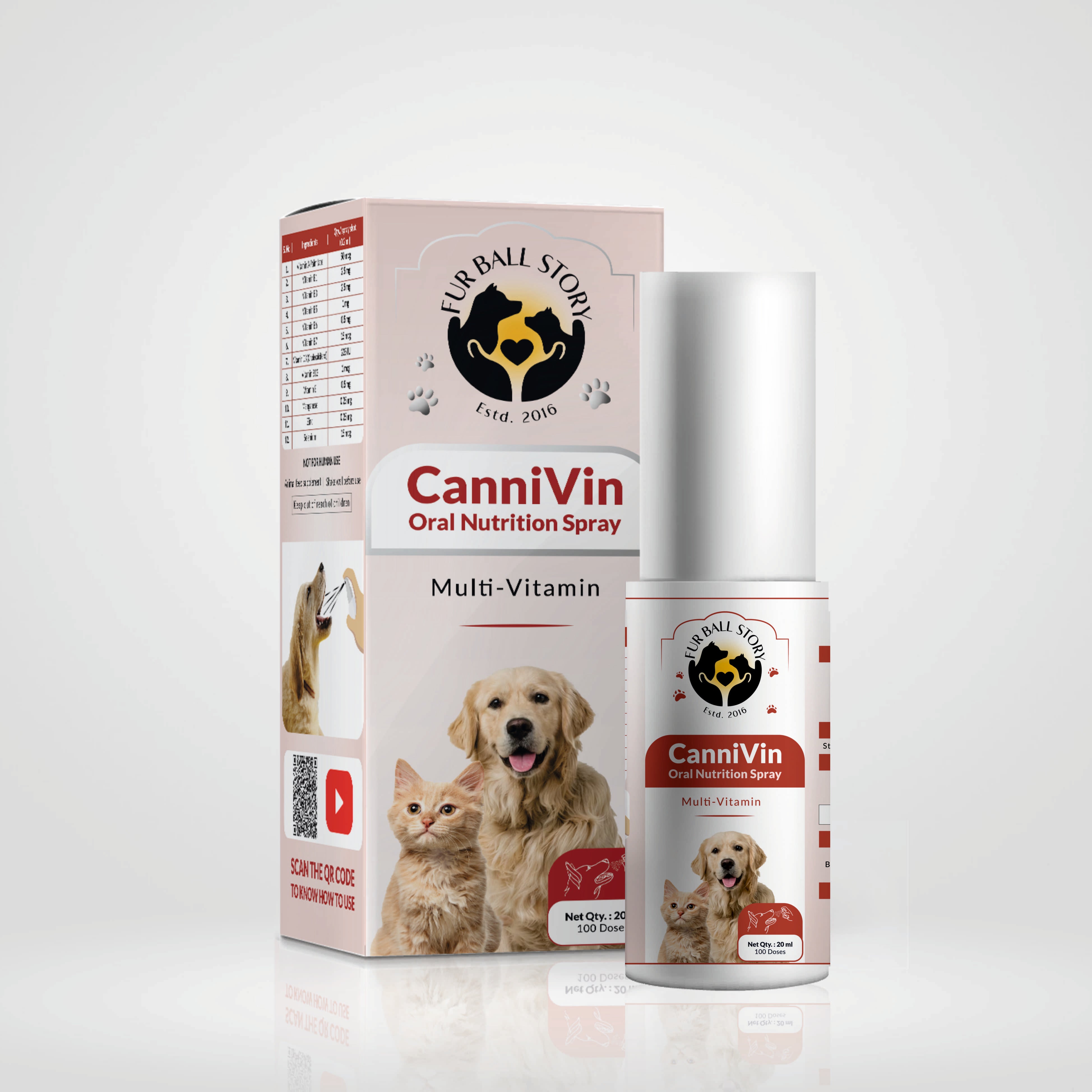 Multi vitamin spray for dogs & cats