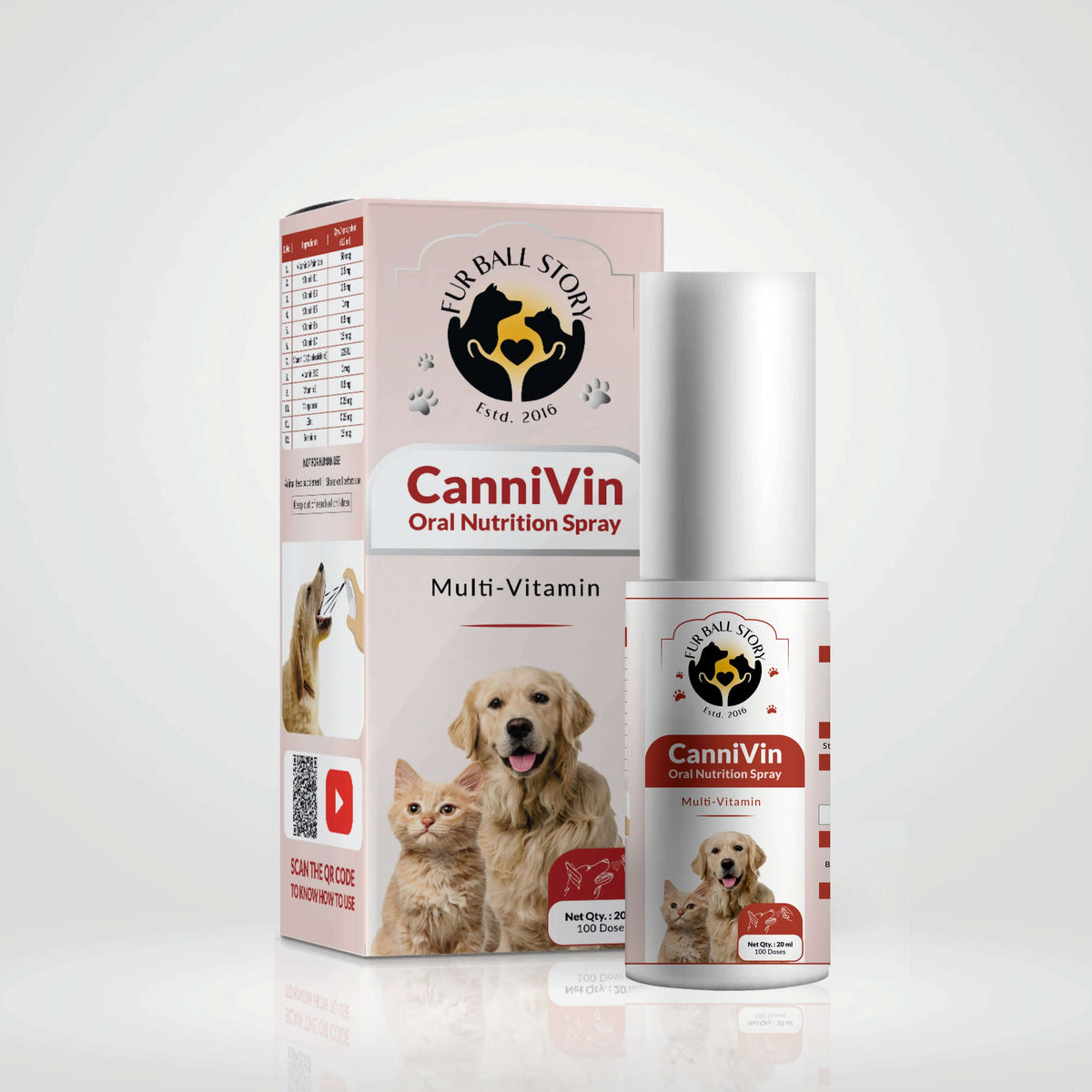 Cannivin Multivitamin spray multivitamin supplement for dogs