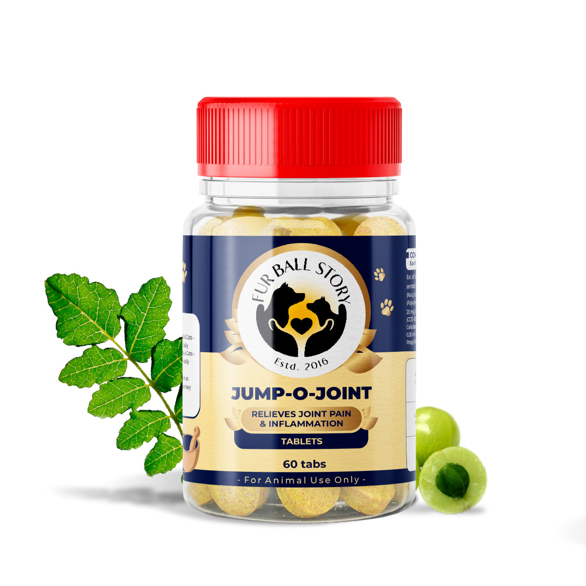Jump-O-Joint Tablet: Relieves Joint Pain in Dogs & Cats (60 Tab/81gm)