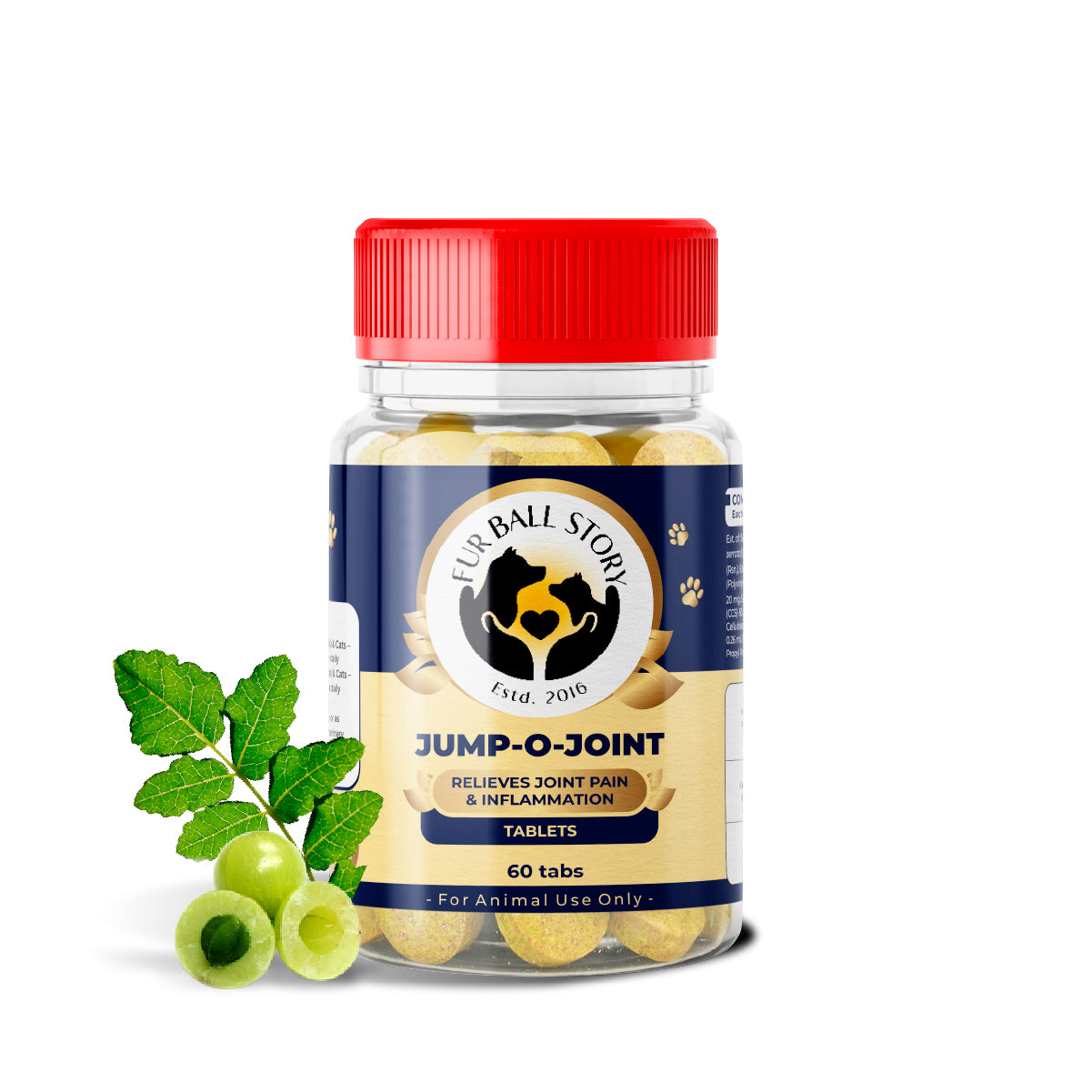 Jump-O-Joint Tablet: Relieves Joint Pain in Dogs & Cats (60 Tab/81gm)