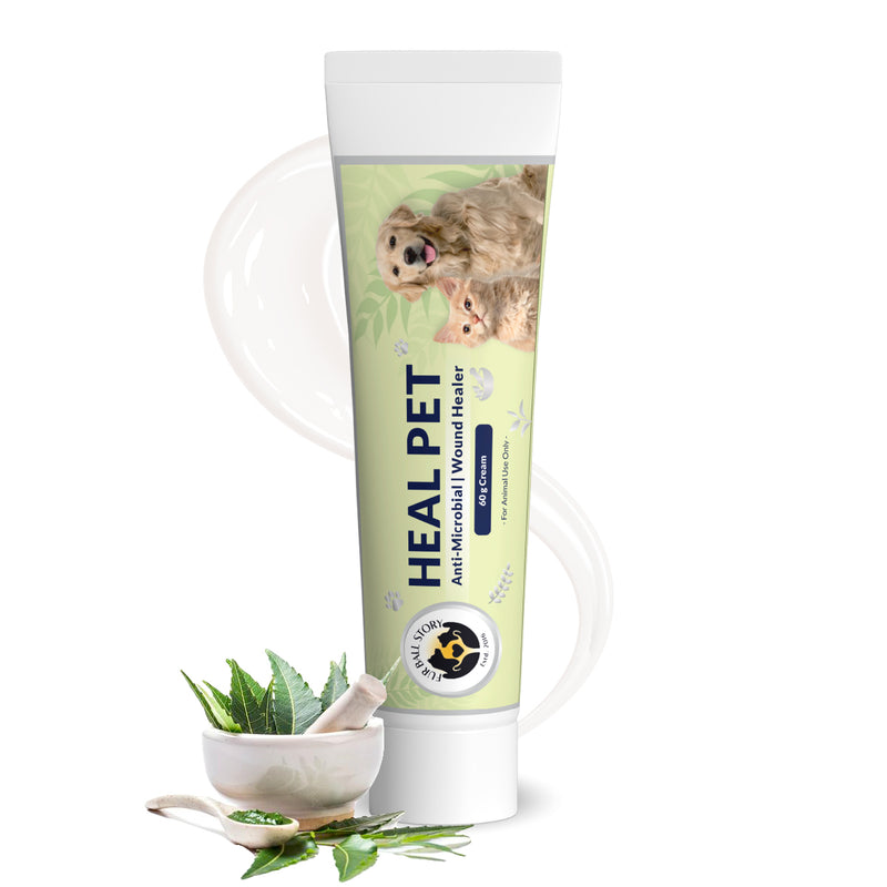 Heal Pet: Wound Healing Cream For Dogs & Cats - 60gm