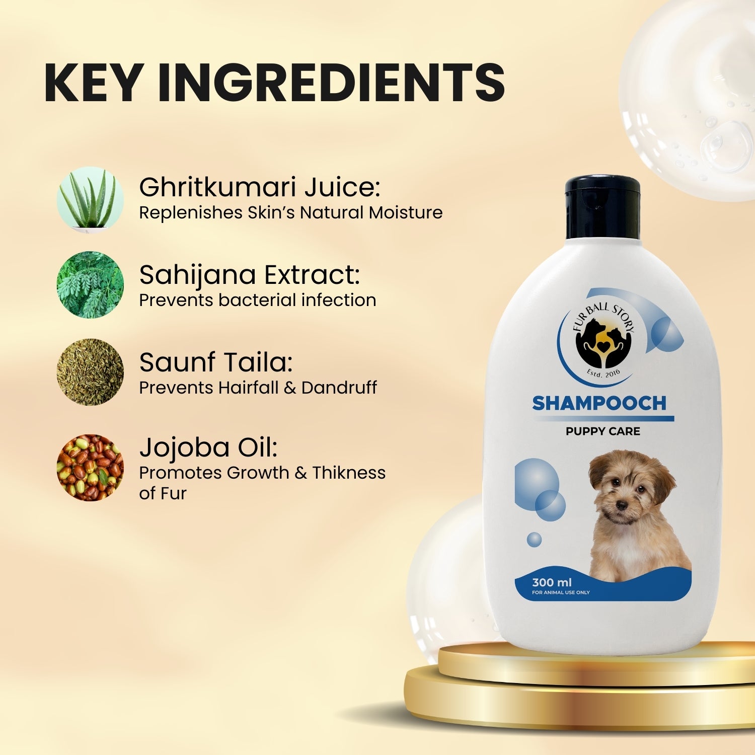 Shampooch Puppy Shampoo - Gentle Care for Your Puppy's Skin and Coat