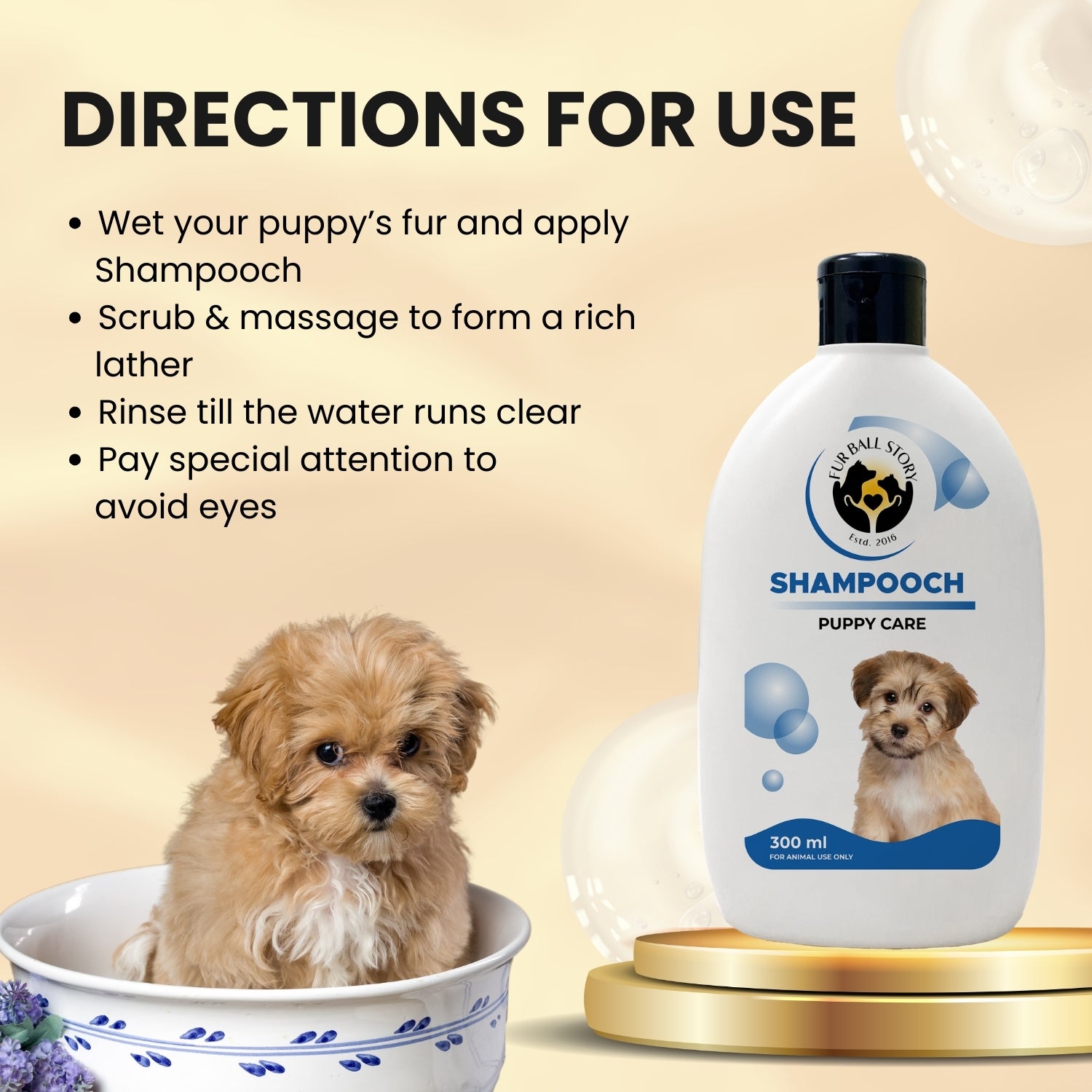 Shampooch Puppy Shampoo - Gentle Care for Your Puppy's Skin and Coat