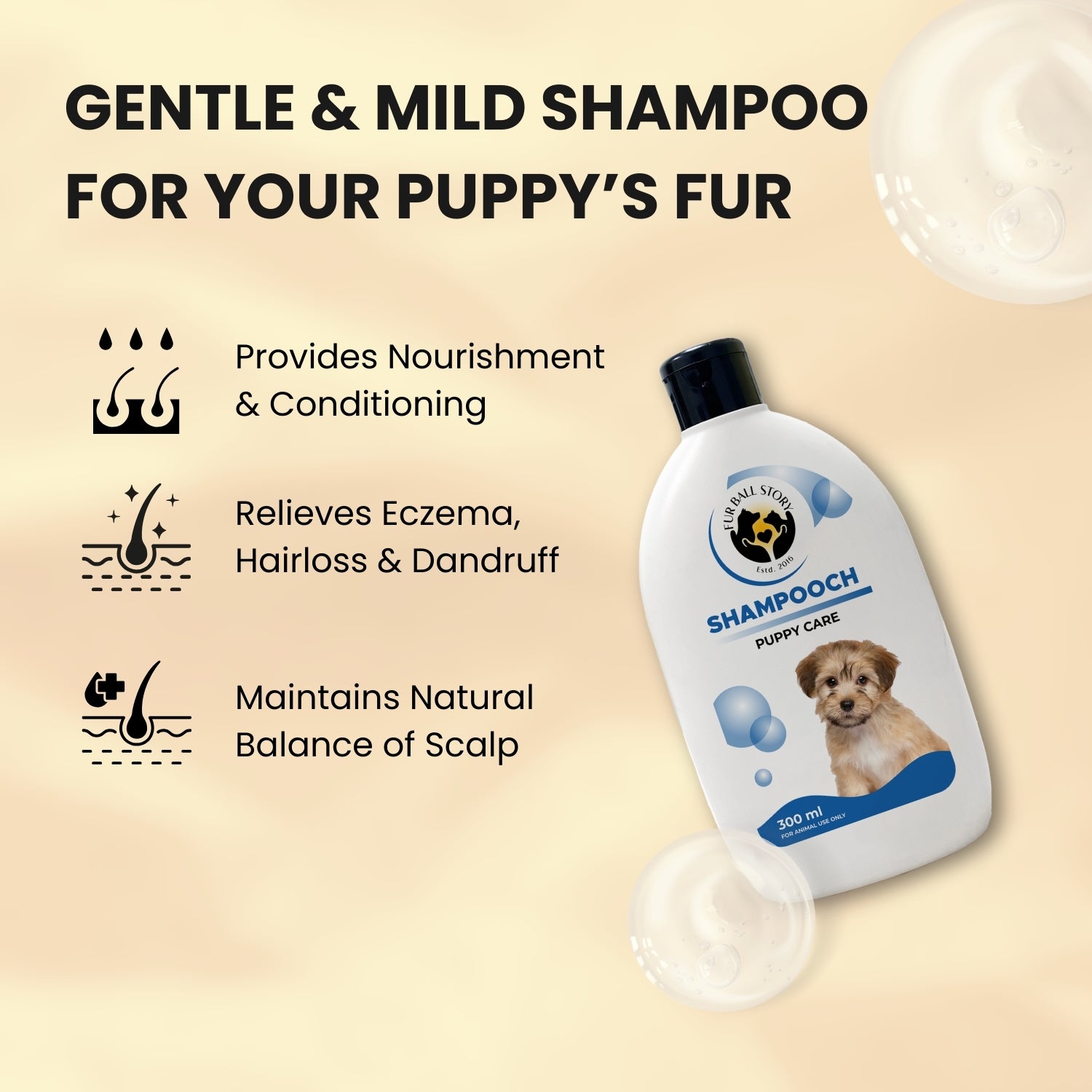 Shampooch Puppy Shampoo - Gentle Care for Your Puppy's Skin and Coat