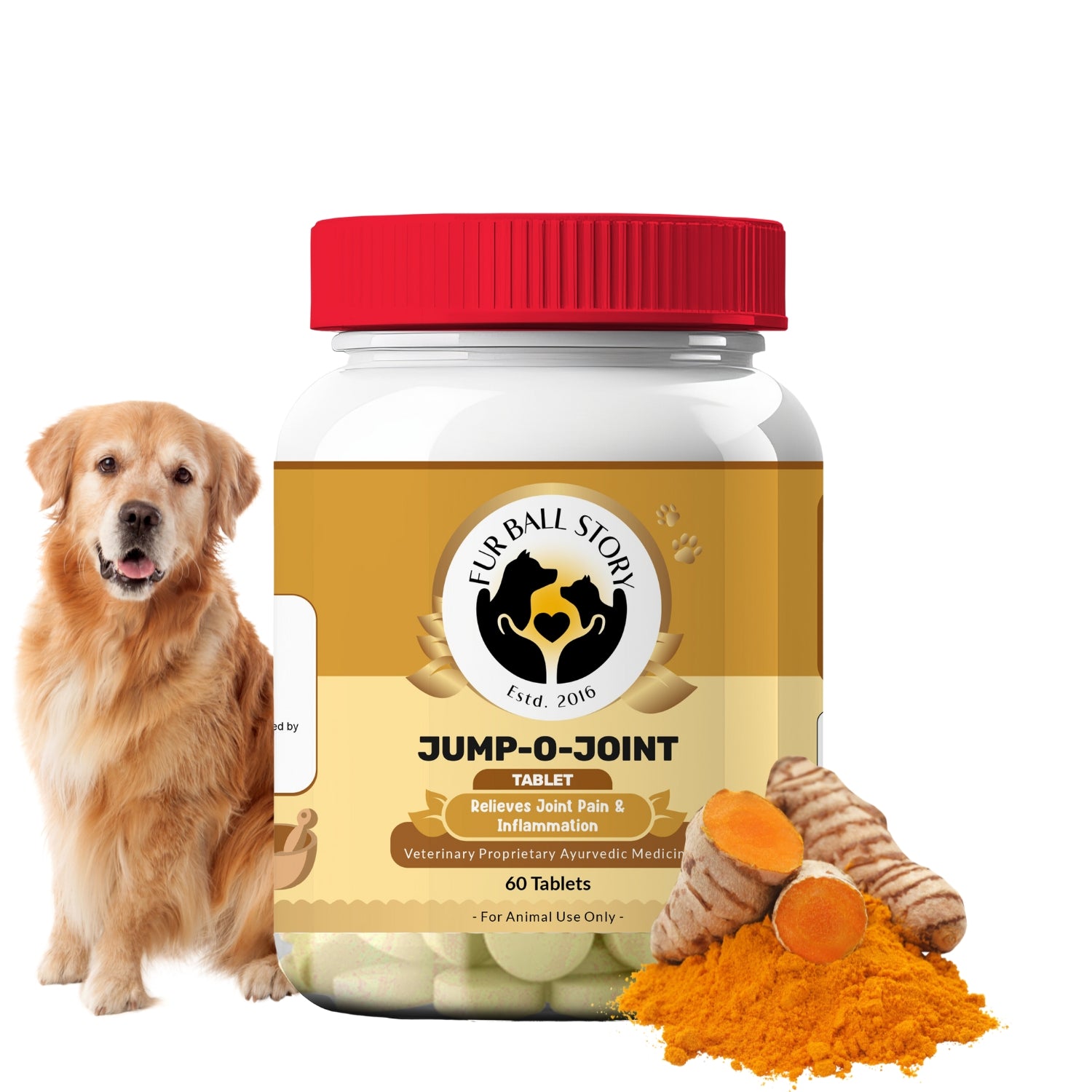 Jump-O-Joint Joint Support Tablets for Dogs and Cats - Healthy Joint Care