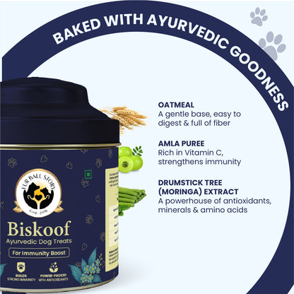 Biskoof - Immunity Boost | India's Healthiest Treats for Dogs - 150 Gm