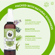Tick Free: Tick & Flea Repelling Spray For Dogs & Cats - 100ml
