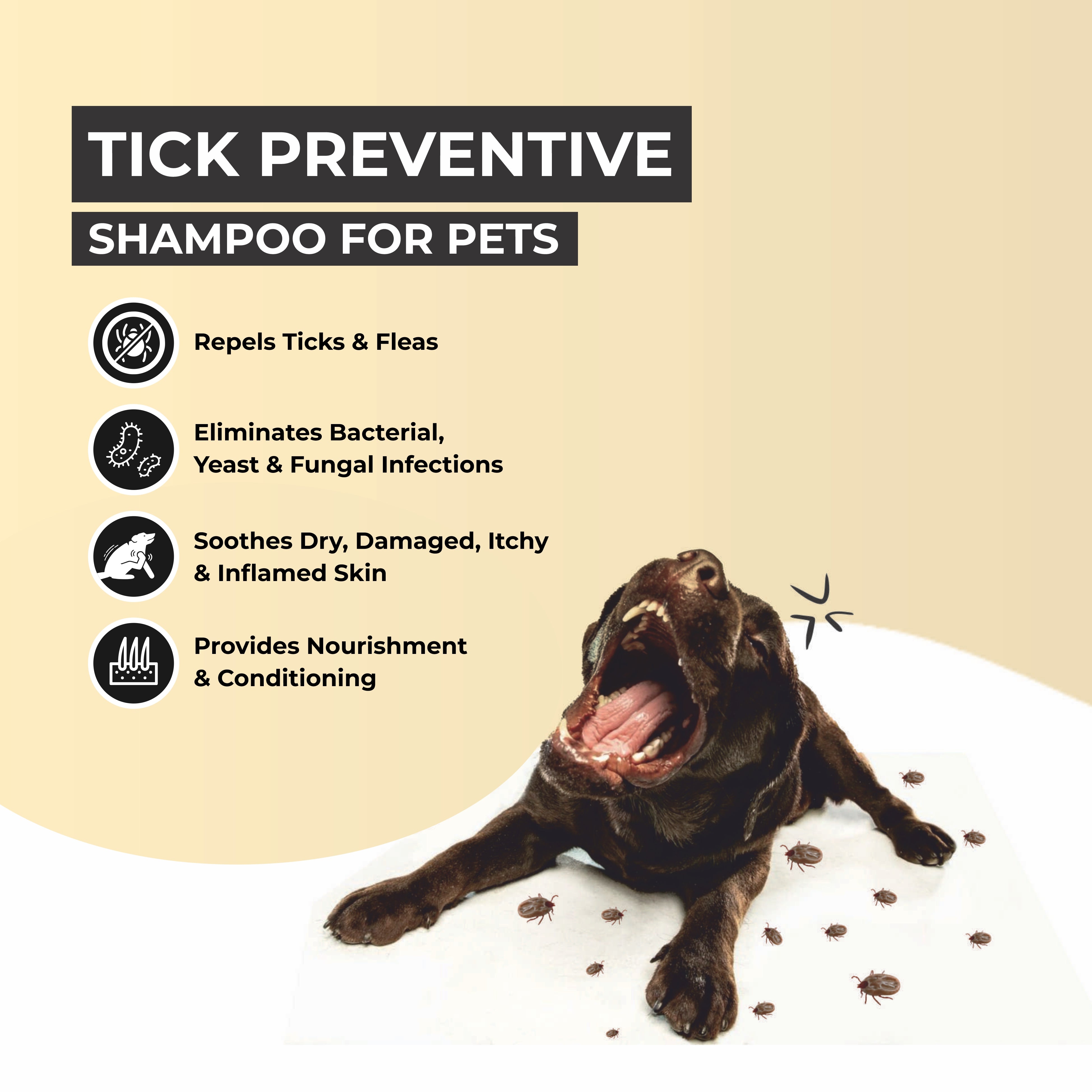 Shampooch Tick Free: Tick Preventive Shampoo For Dogs