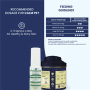 Dog Skin & Coat Kit - Biskoof Healthy Skin Treats for Dogs and CanniVin Healthy Skin & Shiny Coat Oral Spray