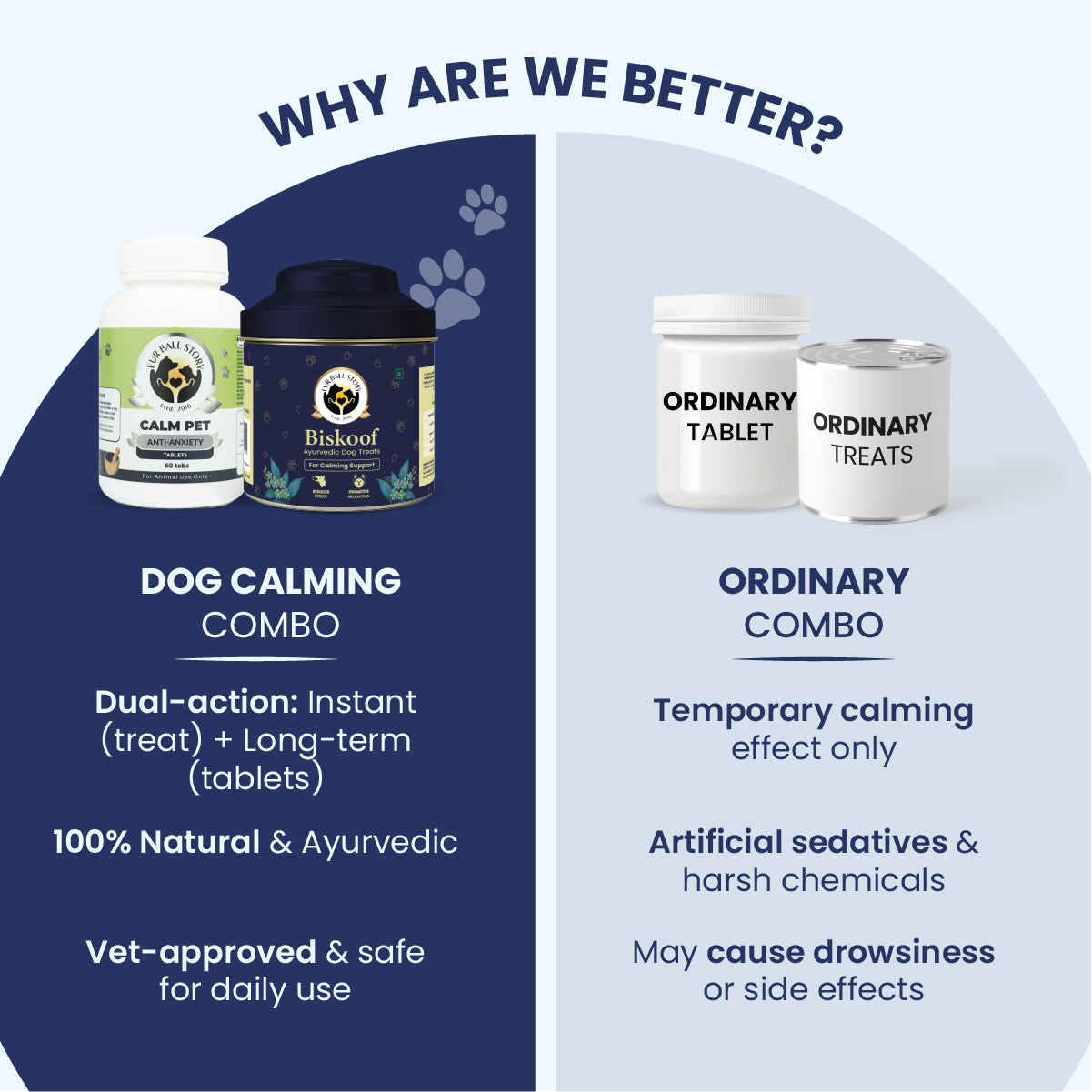Dog Calming Combo - Calming Treats & Anti Anxiety Tablets for Dogs
