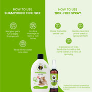 Tick Free Kit - Tick Free Spray &  Shampooch Tick Free