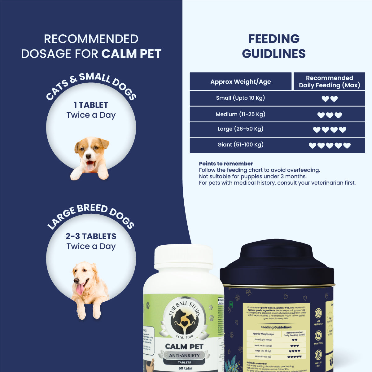 Dog Calming Combo - Calming Treats & Anti Anxiety Tablets for Dogs