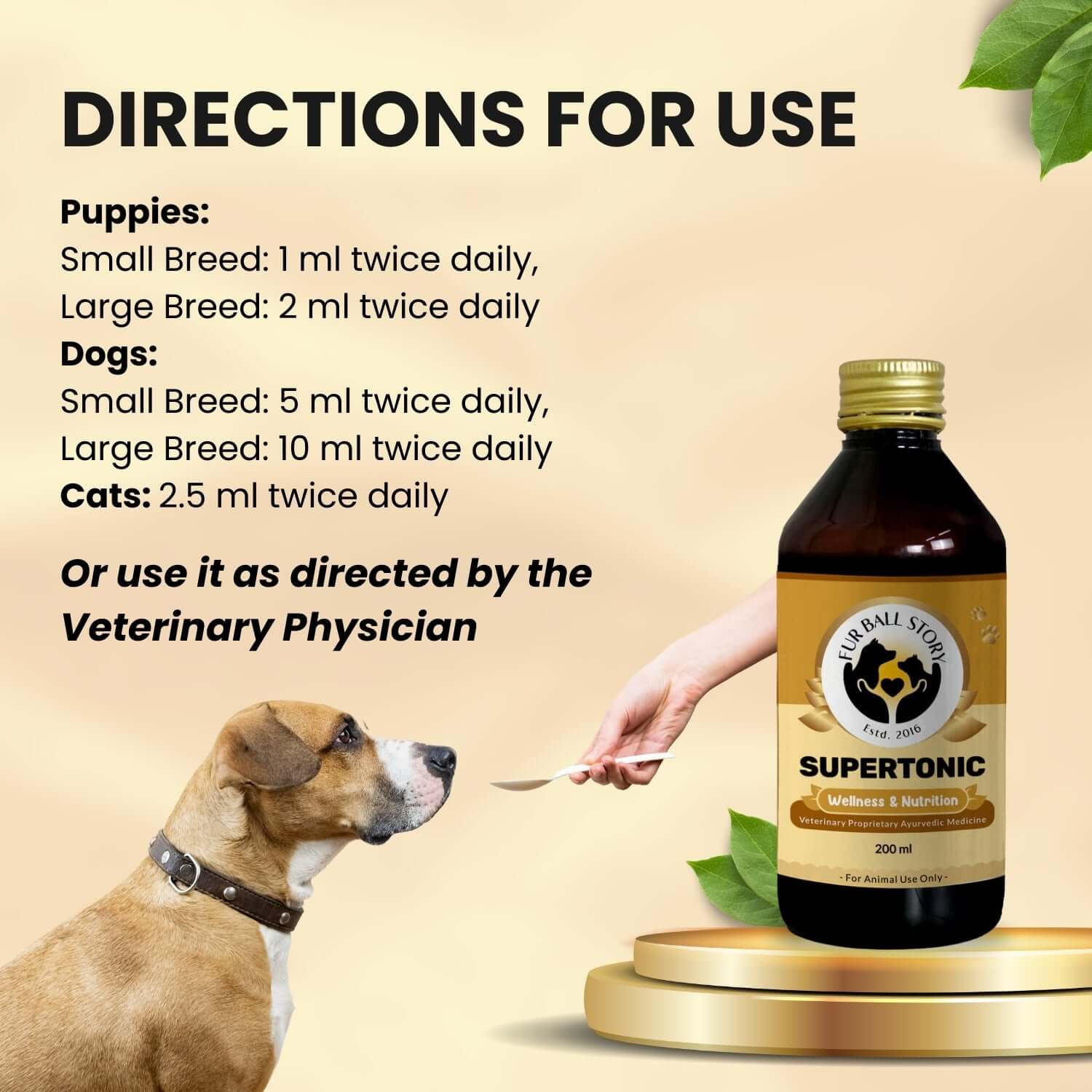 Supertonic Syrup - Head to Tail Wellness for Dogs and Cats