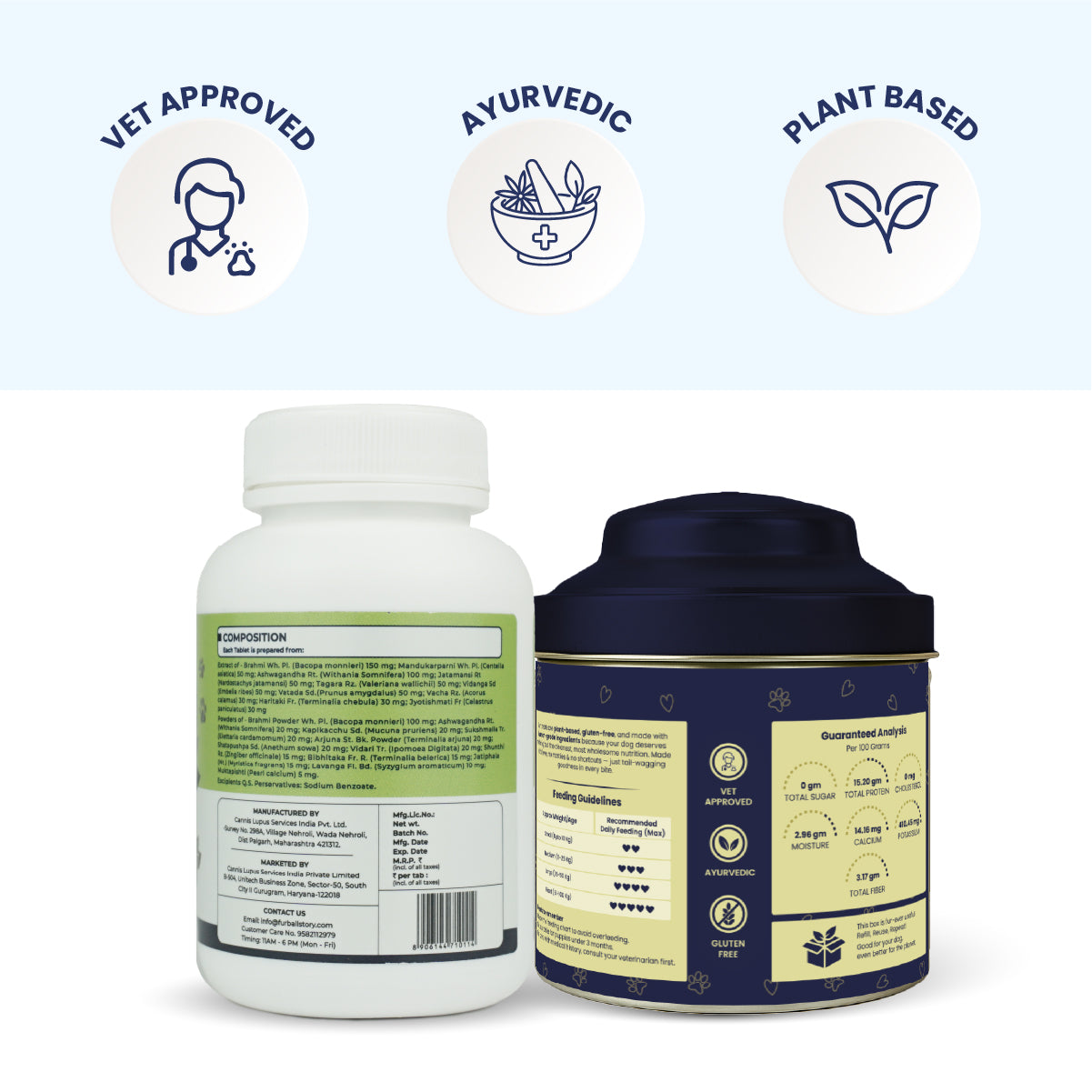 Dog Calming Combo - Calming Treats & Anti Anxiety Tablets for Dogs