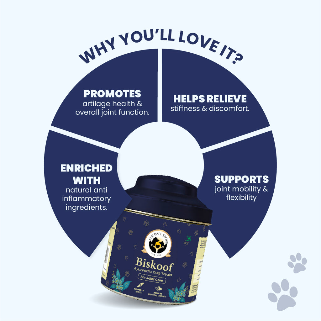 Biskoof Joint care - India's Healthiest Chews for Dogs