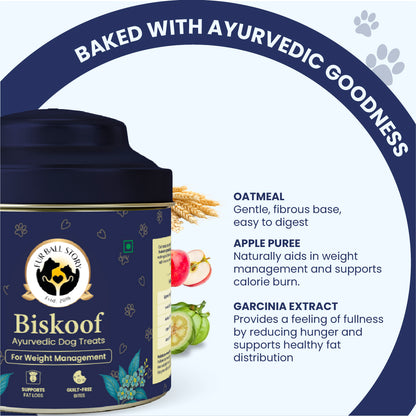 Biskoof Weight Management - India's Healthiest Chews for Dogs
