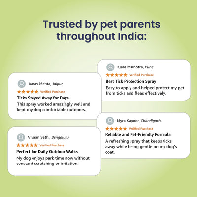 Tick Free: Tick & Flea Repelling Spray For Dogs & Cats