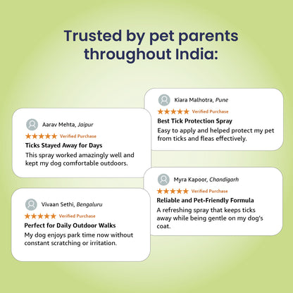 Tick Free: Tick & Flea Repelling Spray For Dogs & Cats