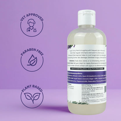 Dermaprove Shampooch: Antifungal Dog Shampoo - 200 ml