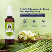 Tick Free: Tick & Flea Repelling Spray For Dogs & Cats
