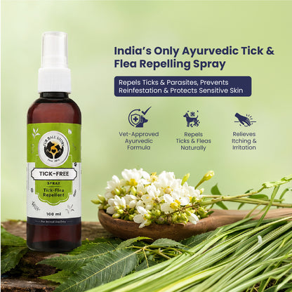 Tick Free: Tick & Flea Repelling Spray For Dogs & Cats