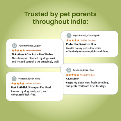 Shampooch Tick Free: Tick Preventive Dog Shampoo - 300ml