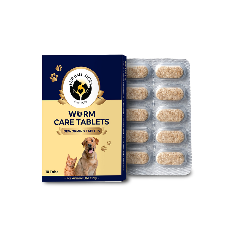 Worm Care Tablets - India's 1st Ayurvedic Deworming Tablets for Dogs & Cats