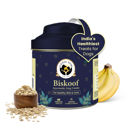 Biskoof - Healthy Skin & Shiny Coat | India's Healthiest Treats for Dogs - 150 Gm