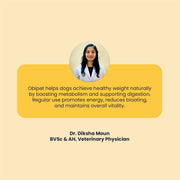 Obipet: Ayurvedic Weight Management Tablets for Dogs – 60 Tabs