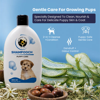 Shampooch Puppy Care: Puppy Shampoo For Gentle Cleansing - 300ml