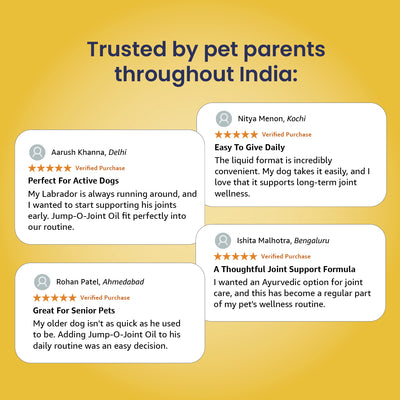 Jump O Joint (Oil): For Joint Pain Relief in Dogs & Cats - 100ml