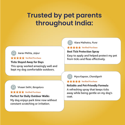 PrevenTick: Professional Range Advanced Tick & Flea Repelling Spray for Dogs & Cats- 200ml